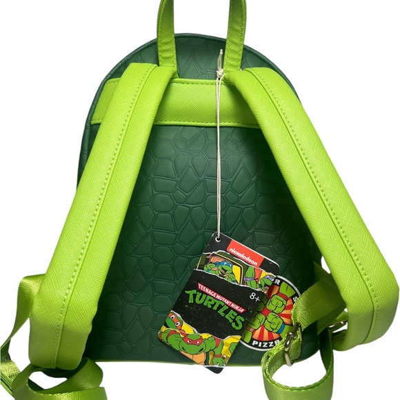 Loungefly Nickelodeon TMNT Teenage Mutant Ninja Turtles Mini Backpack Pizza NEW - Picture 9 of 12
